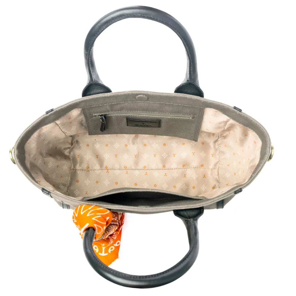 Yellowstone Montana Shadow Ash CrossBody Bag with Scarf sold by Myra Bag product image thumbnail 4