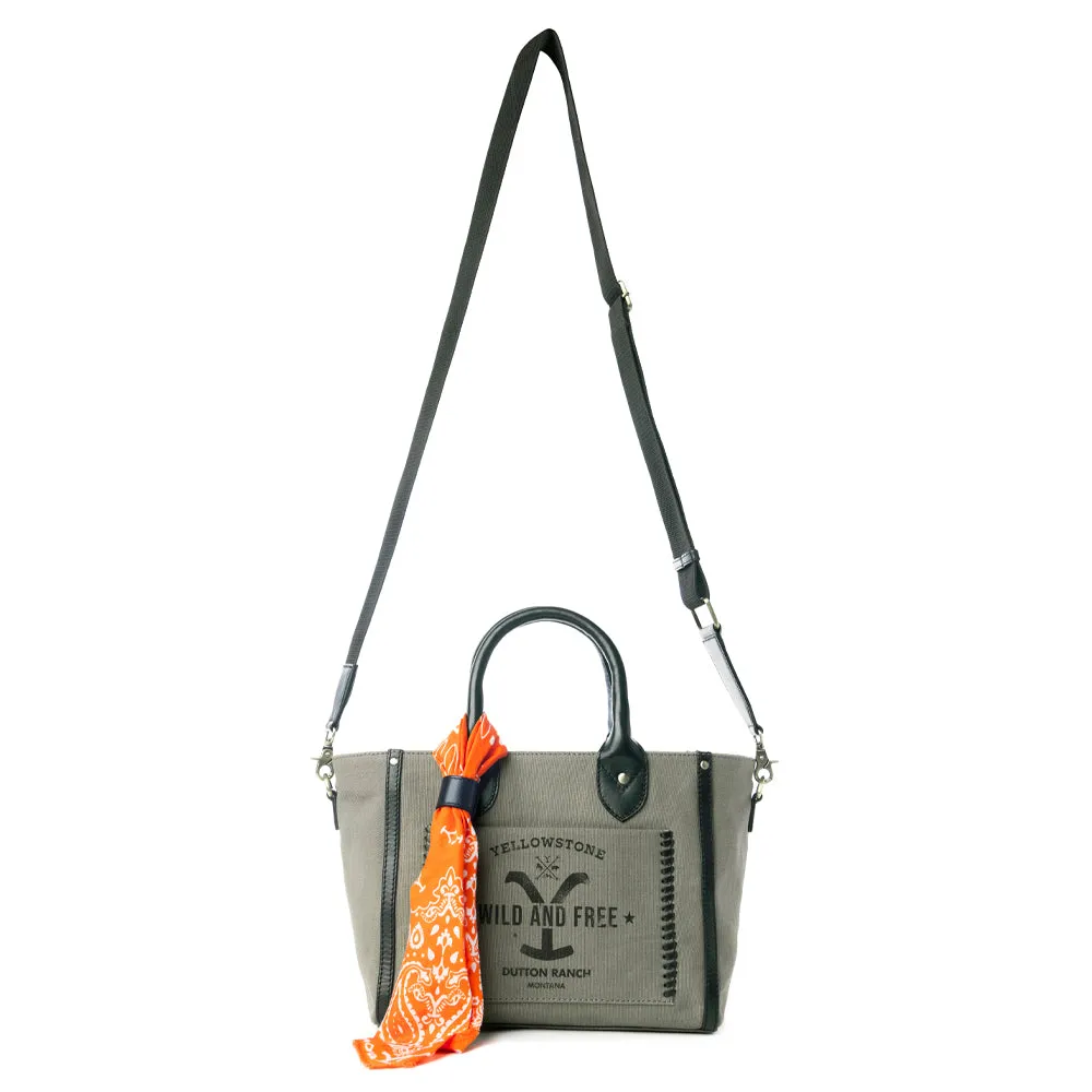 Yellowstone Montana Shadow Ash CrossBody Bag with Scarf sold by Myra Bag product image thumbnail 2