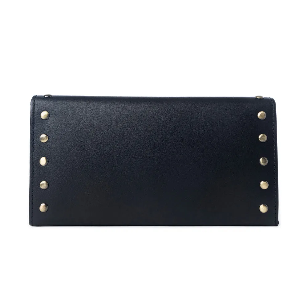 Yellowstone Caldera Leather Wallet with Rivets in Ash sold by Myra Bag product image thumbnail 3