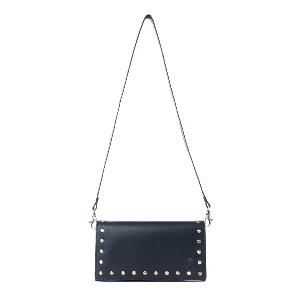 Yellowstone Caldera Leather Wallet with Rivets in Ash sold by Myra Bag product image thumbnail 4