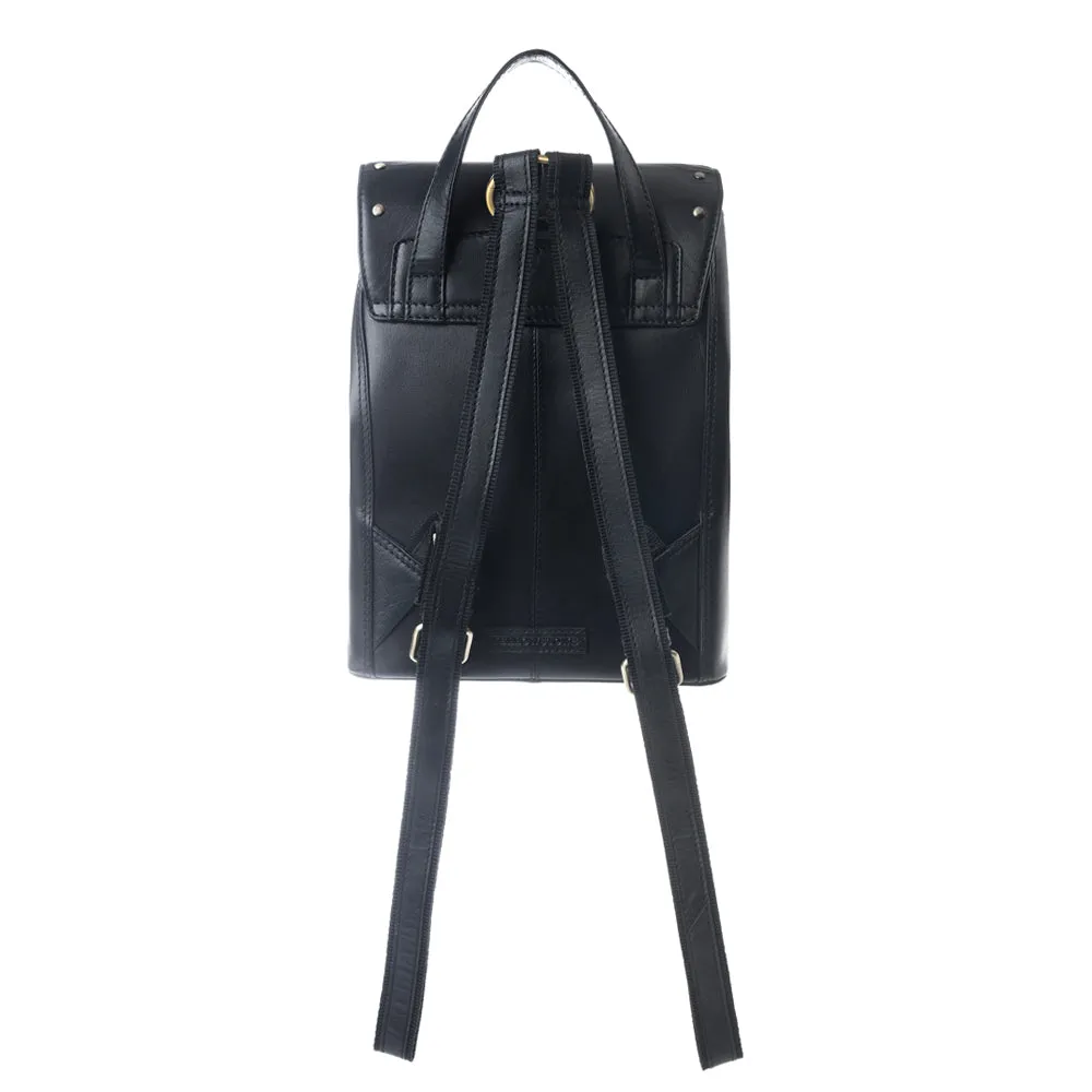 Yellowstone Longhorn Ash Studded Leather Backpack sold by Myra Bag product image thumbnail 3