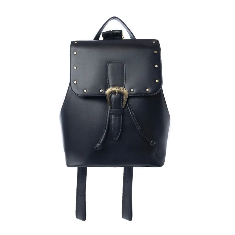 Yellowstone Longhorn Ash Studded Leather Backpack sold by Myra Bag