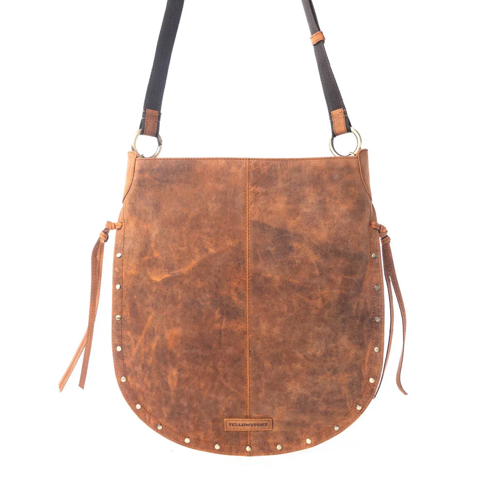 Yellowstone Amber Frontier Studded Sling Bag sold by Myra Bag product image thumbnail 3