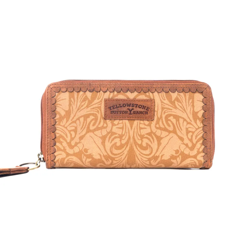 Yellowstone Montana Amber Wallet sold by Myra Bag