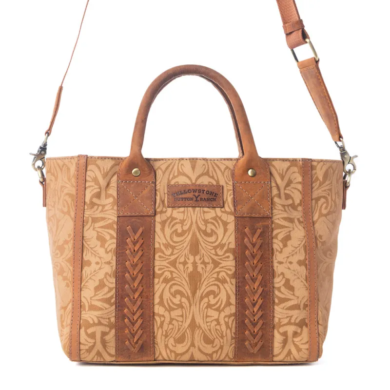 Yellowstone Valley Mini CrossBody Bag in Amber sold by Myra Bag