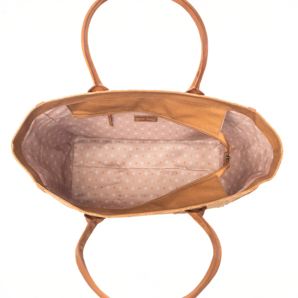 Yellowstone Bunkhouse Amber Weekender Bag sold by Myra Bag product image thumbnail 4