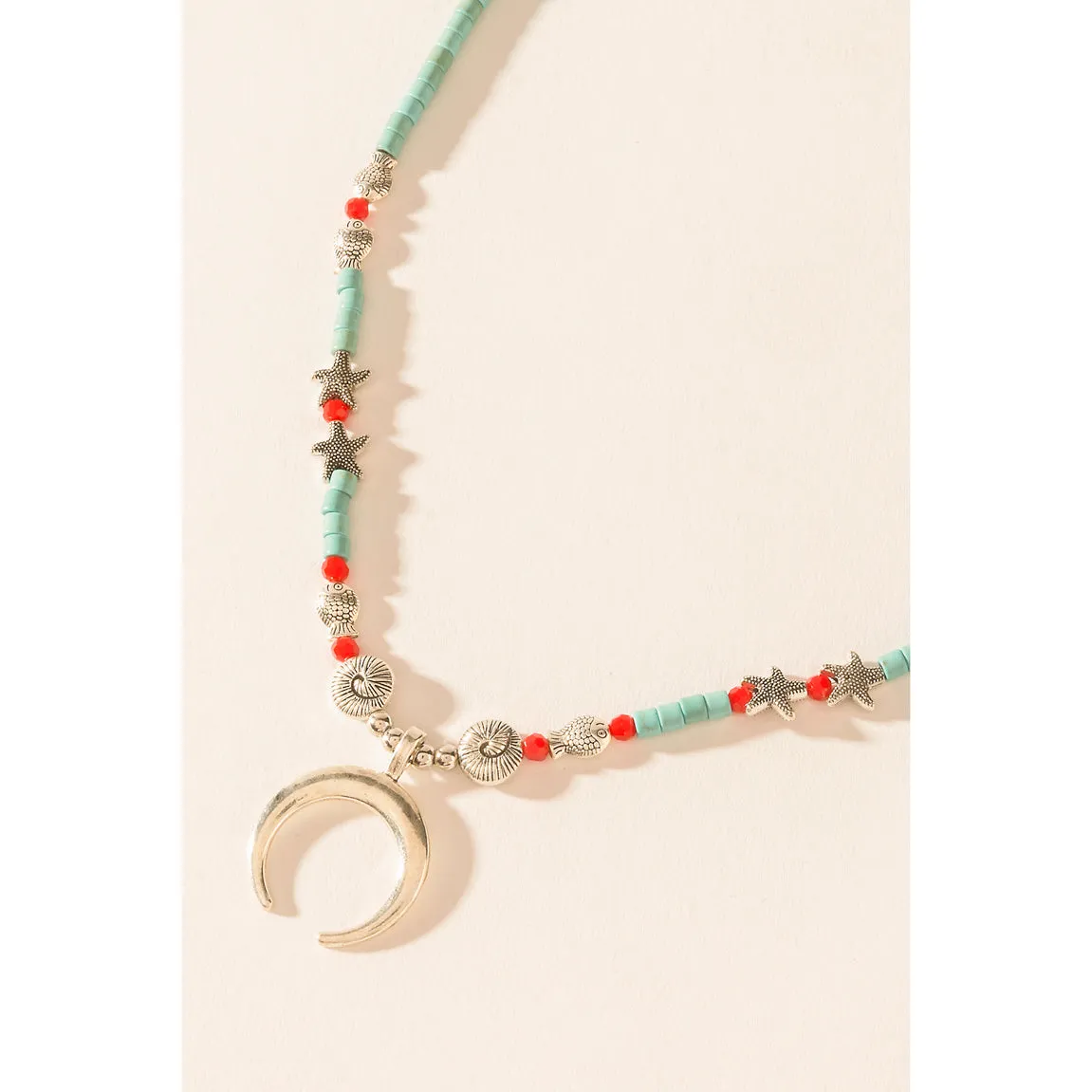 Red River Necklace in Lunar Blue sold by Myra Bag product image thumbnail 2