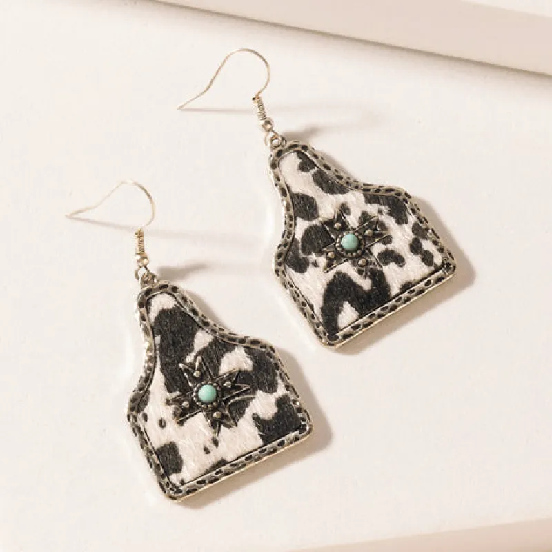 Shadowflower Earrings In Lariat Speckle sold by Myra Bag