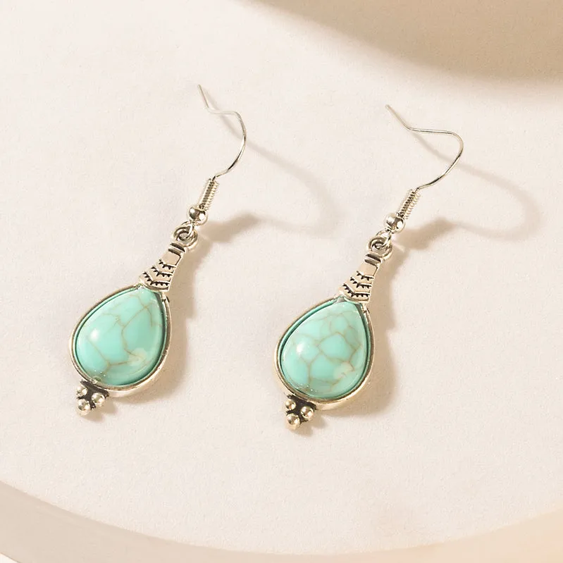 Mesa Droplet Earrings in Moonlit Blue sold by Myra Bag