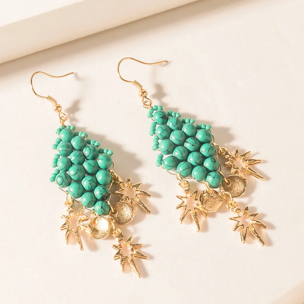 Mystic Lagoon Earrings in Canyon Sky sold by Myra Bag