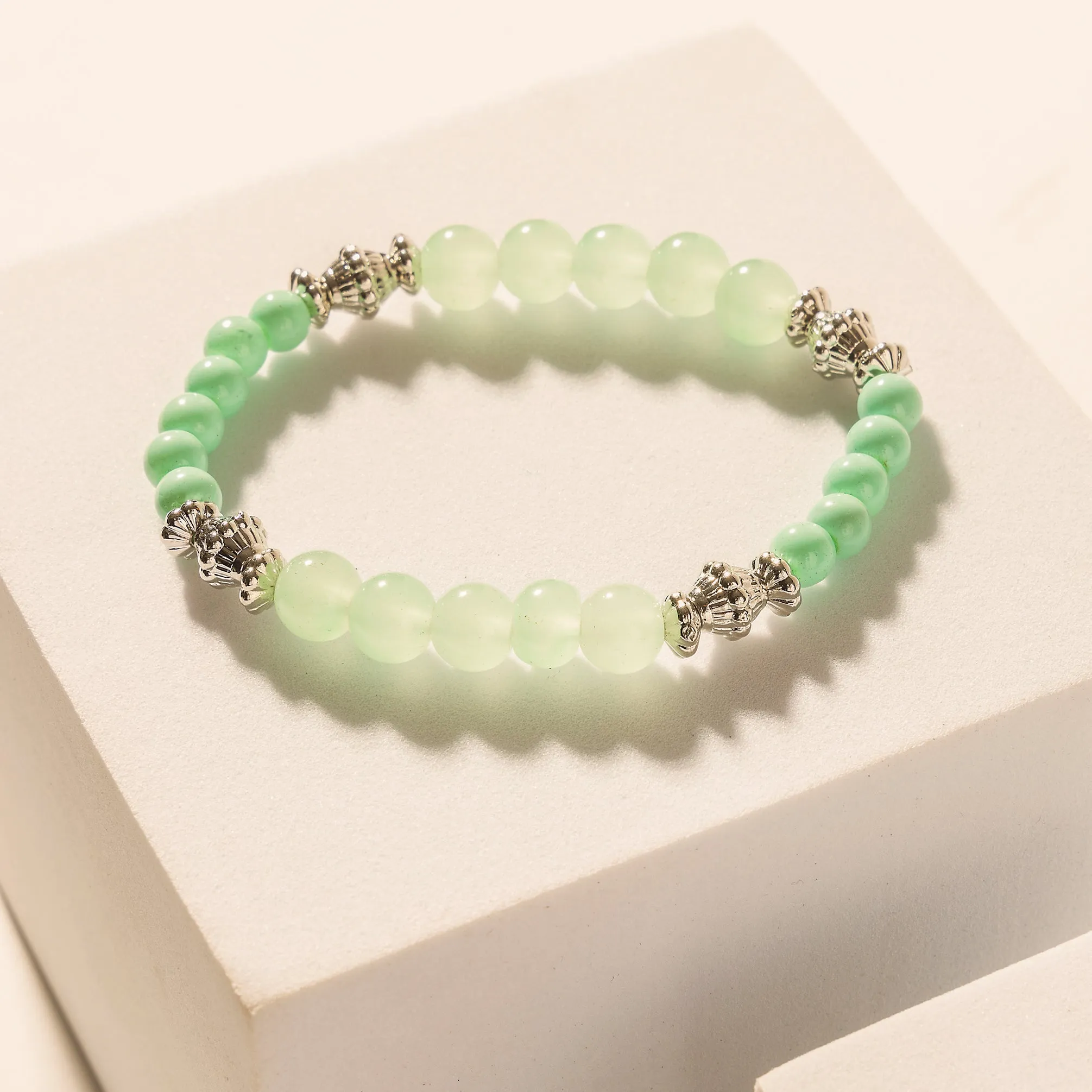 Sunset Trails Bracelet Set in Mint Sky Silver sold by Myra Bag product image thumbnail 2