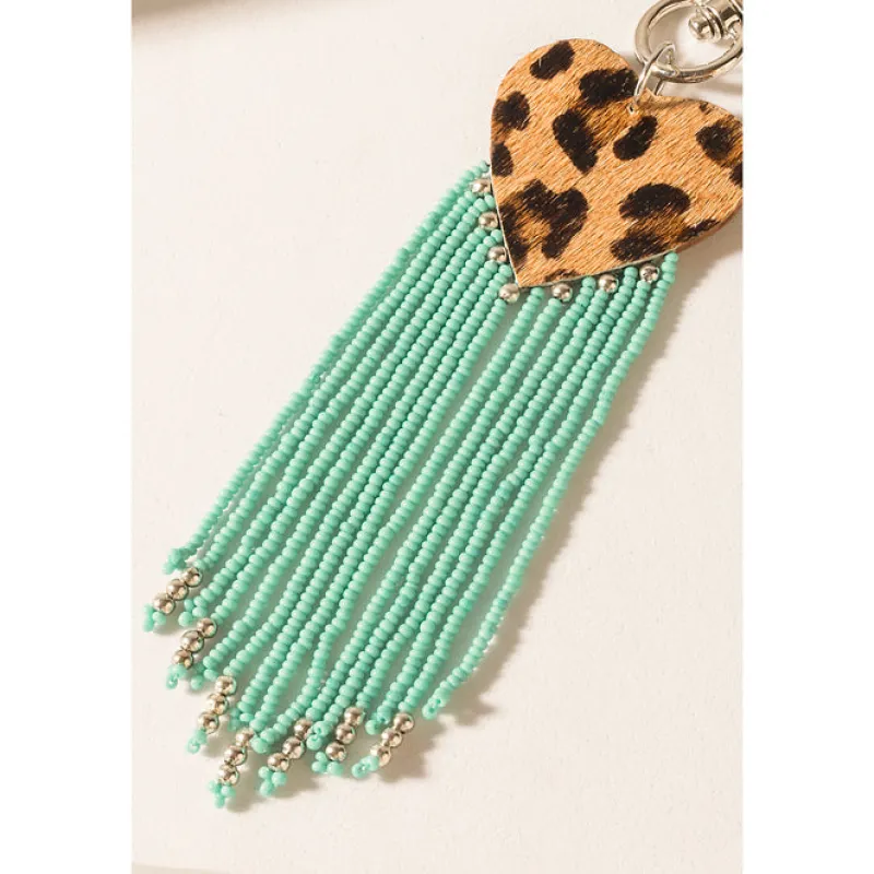 Untamed Love Keychain in Mirage Aqua sold by Myra Bag