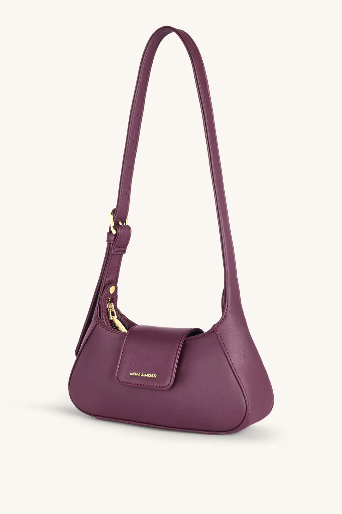 Mira & Moss Graciela Petite Shoulder Bag - Plum sold by Myra Bag product image thumbnail 3