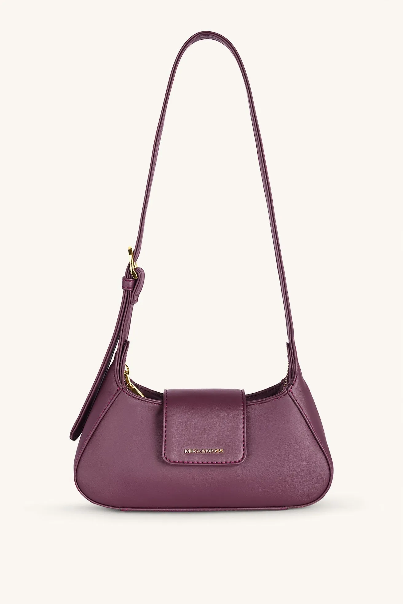 Mira & Moss Graciela Petite Shoulder Bag - Plum sold by Myra Bag