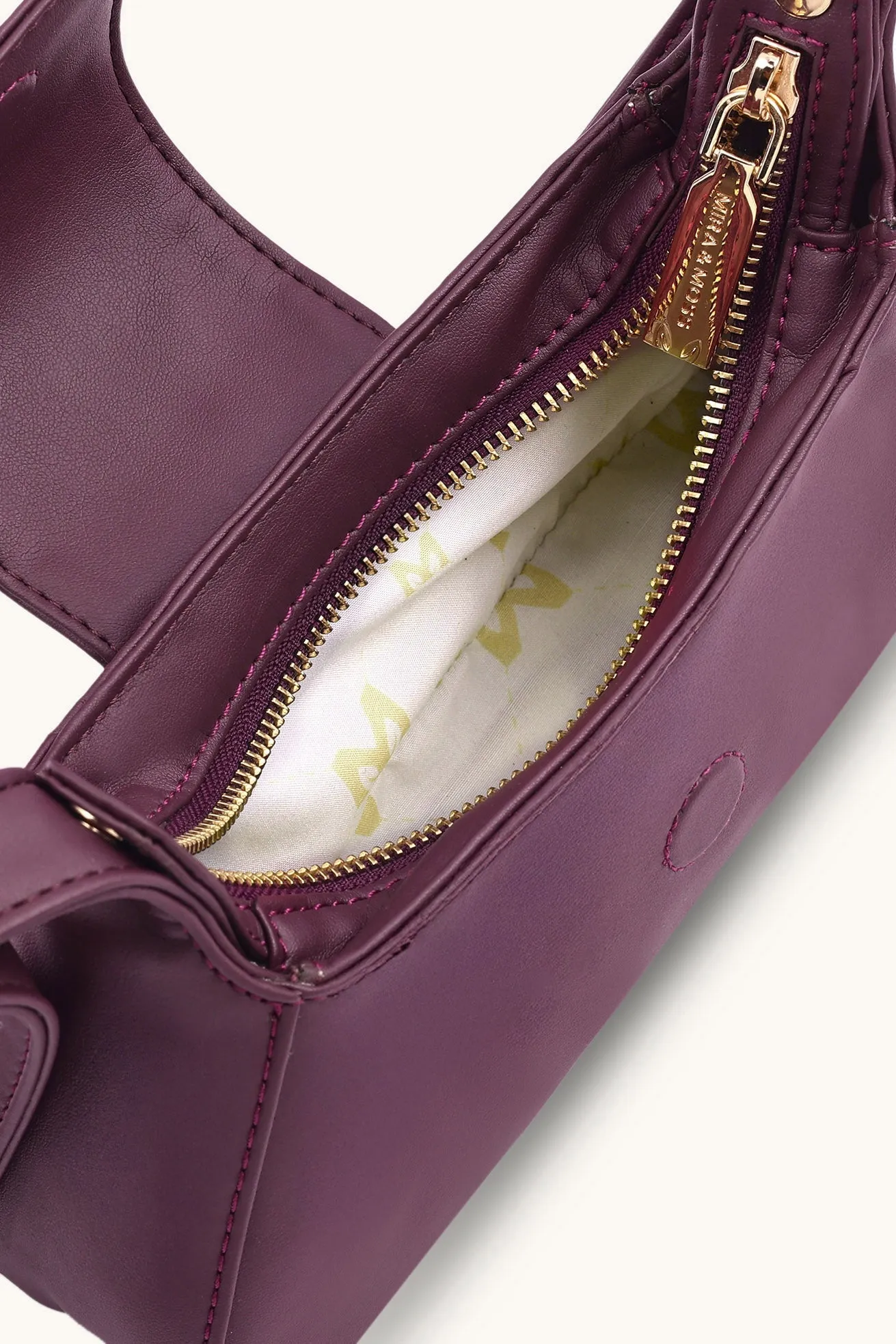 Mira & Moss Graciela Petite Shoulder Bag - Plum sold by Myra Bag product image thumbnail 5