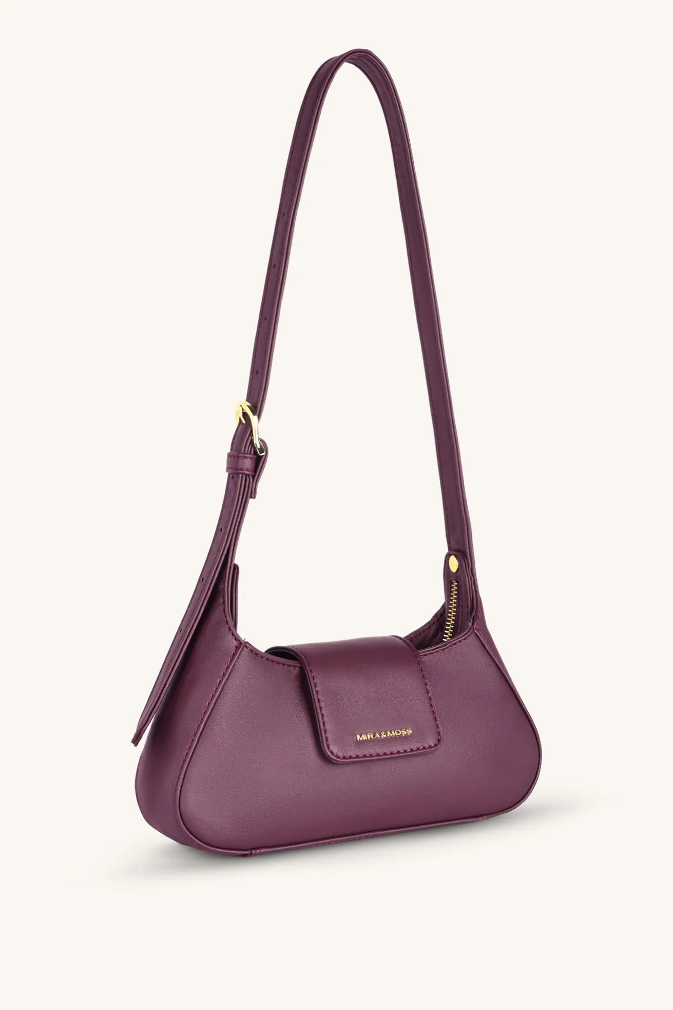 Mira & Moss Graciela Petite Shoulder Bag - Plum sold by Myra Bag product image thumbnail 2