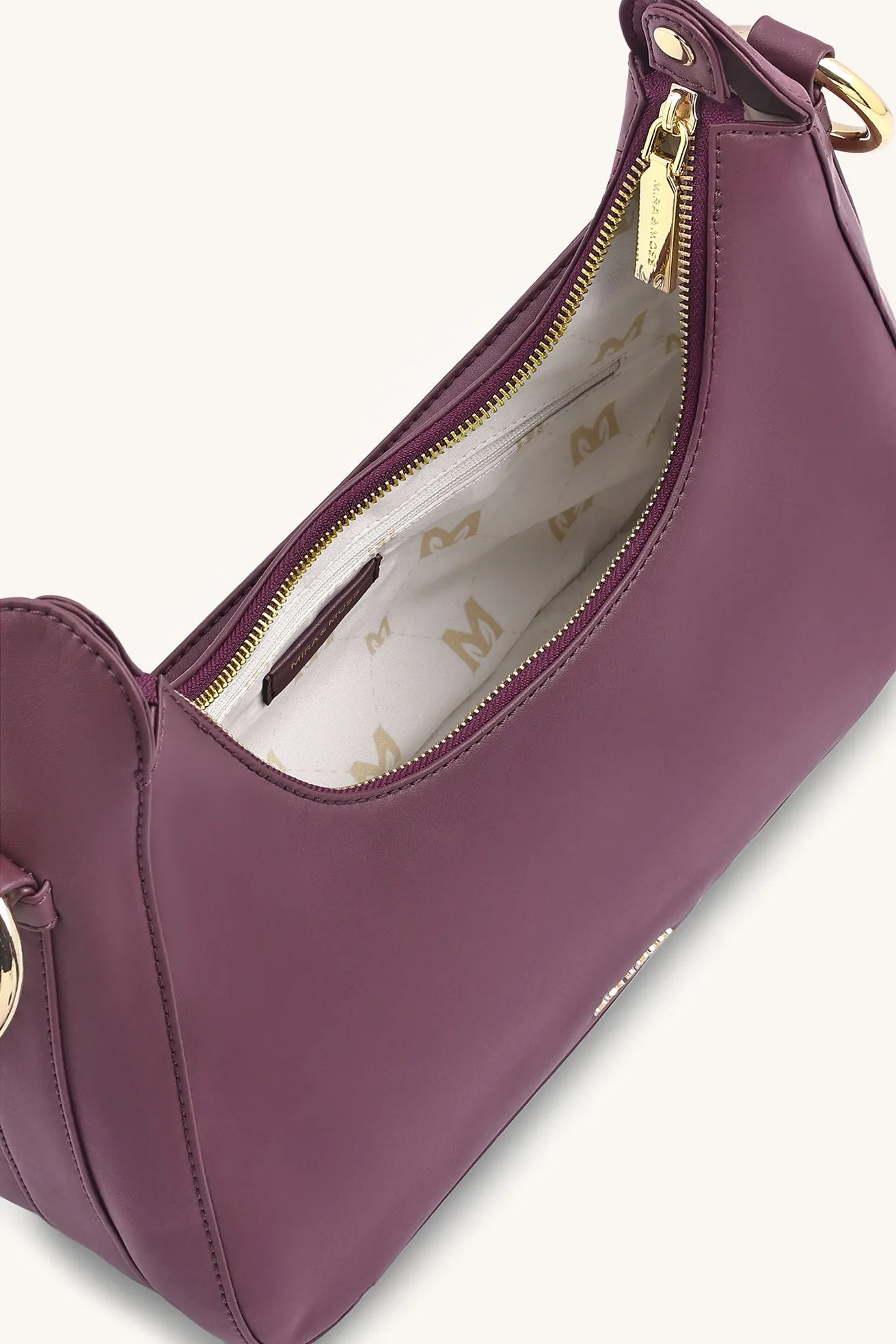Mira & Moss Ava Shoulder Bag - Plum sold by Myra Bag product image thumbnail 5