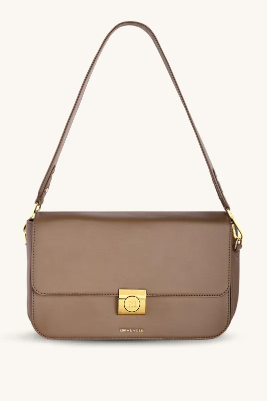 Mira & Moss Ravenne Shoulder Bag - Chocolate Latte sold by Myra Bag