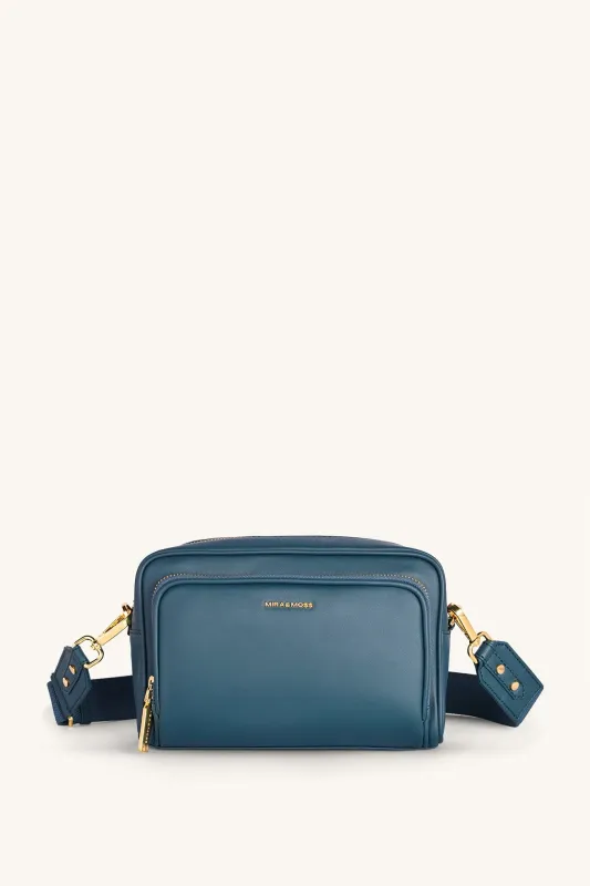 Mira & Moss Lucienne Crossbody Bag - Pine Teal sold by Myra Bag