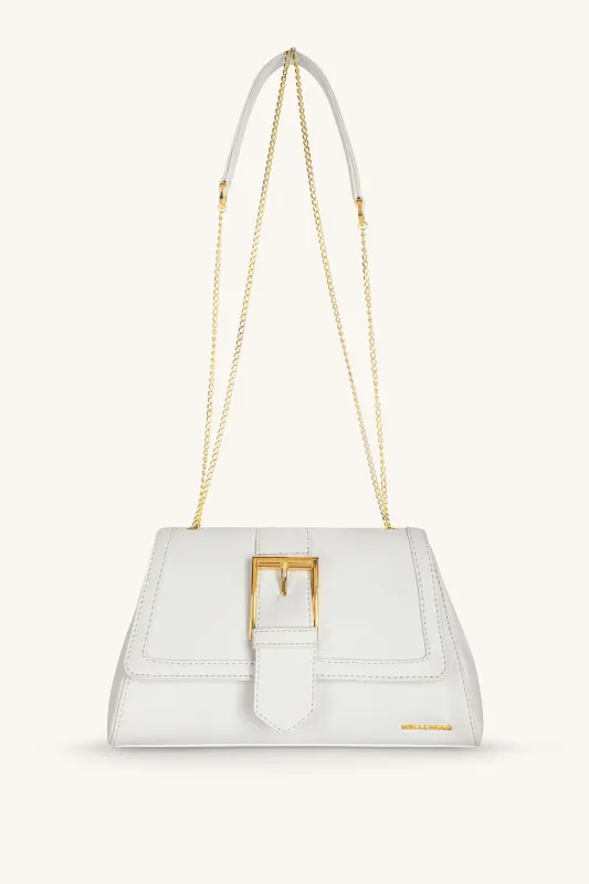 Mira & Moss Adrienne Crossbody Bag - Ivory sold by Myra Bag