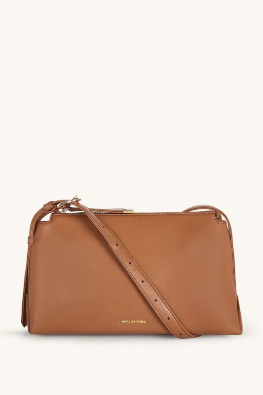 Mira & Moss Audrey Crossbody Bag - Tan sold by Myra Bag