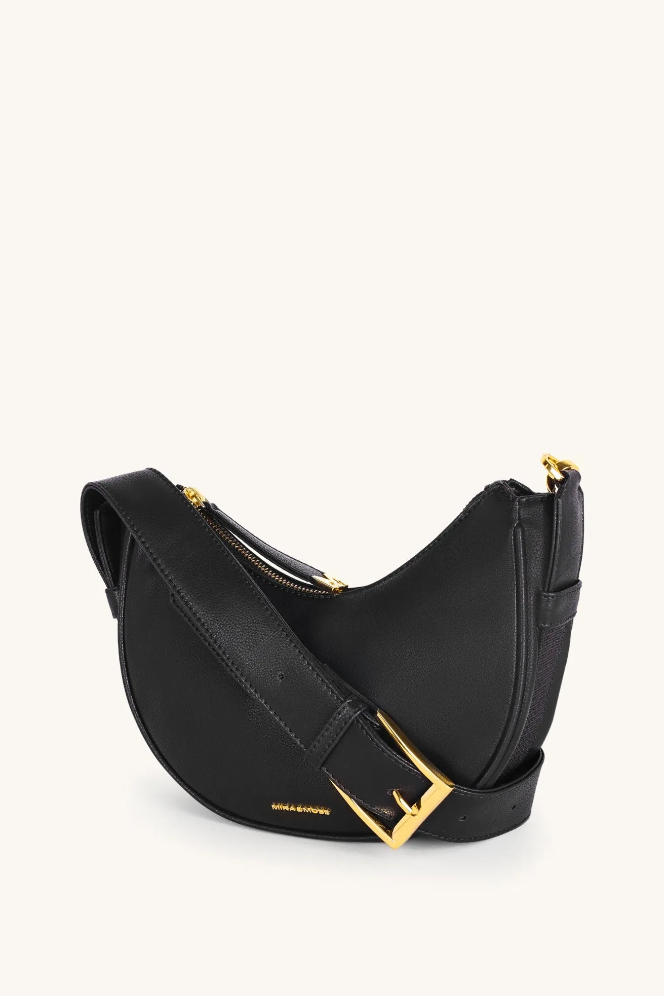 Mira & Moss Sabine Crescent Crossbody Bag - Black sold by Myra Bag product image thumbnail 3