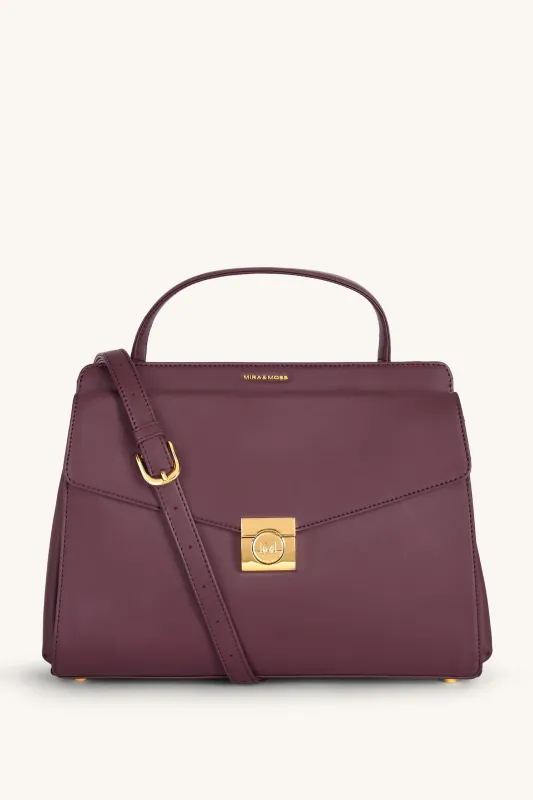 Mira & Moss Beverly Crossbody Bag - Plum sold by Myra Bag