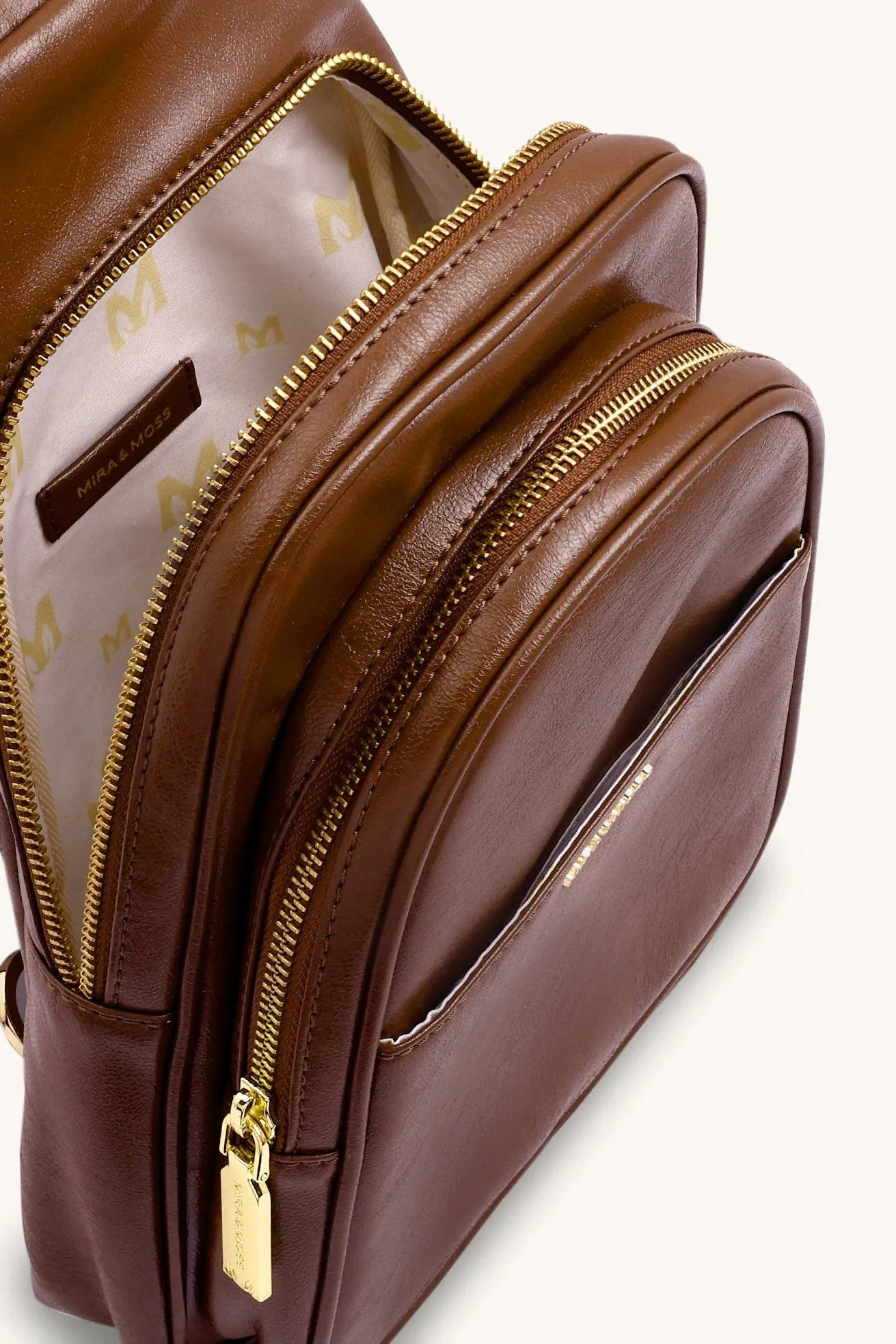 Mira & Moss Hayley Fanny Bag - Shiny Chocolate Brown sold by Myra Bag product image thumbnail 5
