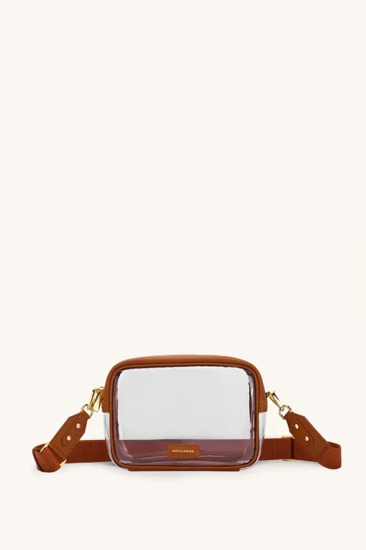 Mira & Moss Cleo Clear Bag - Tan made by Myra Bag