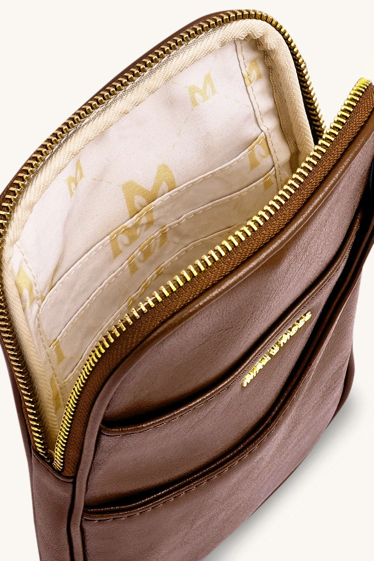 Mira & Moss Iris Mini-Crossbody Bag - Shiny Chocolate Brown sold by Myra Bag product image thumbnail 5