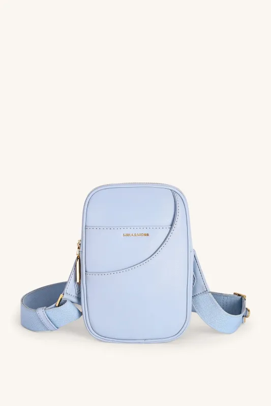 Mira & Moss Iris Mini-Crossbody Bag - Ice Blue made by Myra Bag