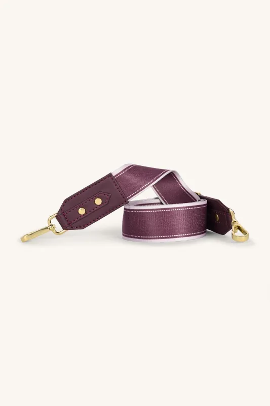 Marissa Coordinate Bag Strap - Plum sold by Myra Bag