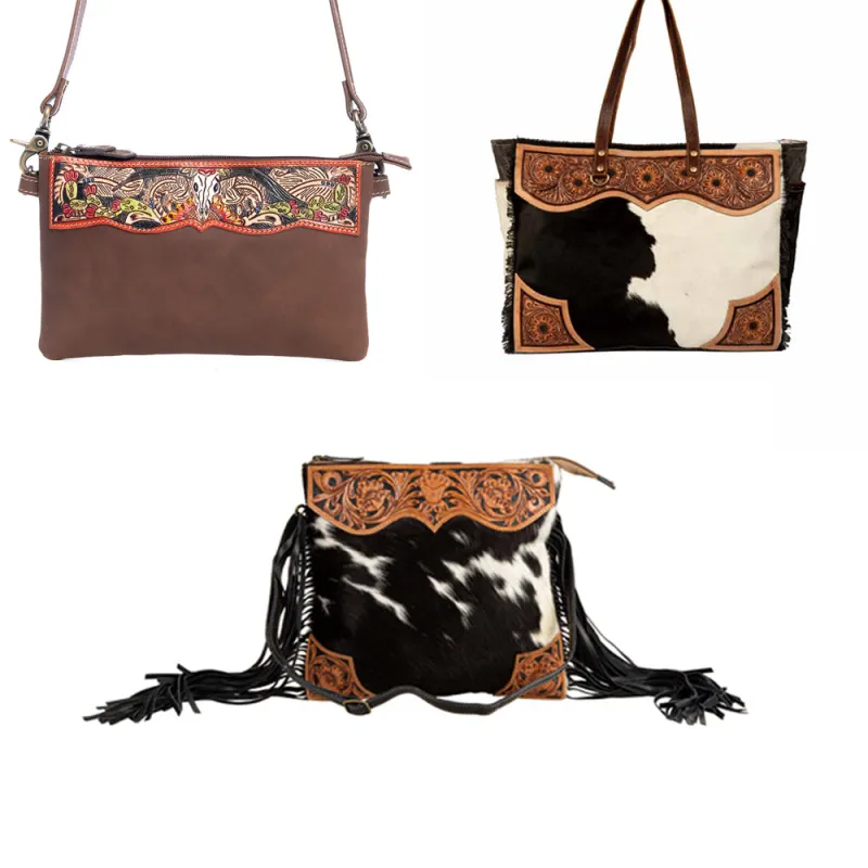 Tumbleweed Trail Hand Tooled Bag Bundle sold by Myra Bag