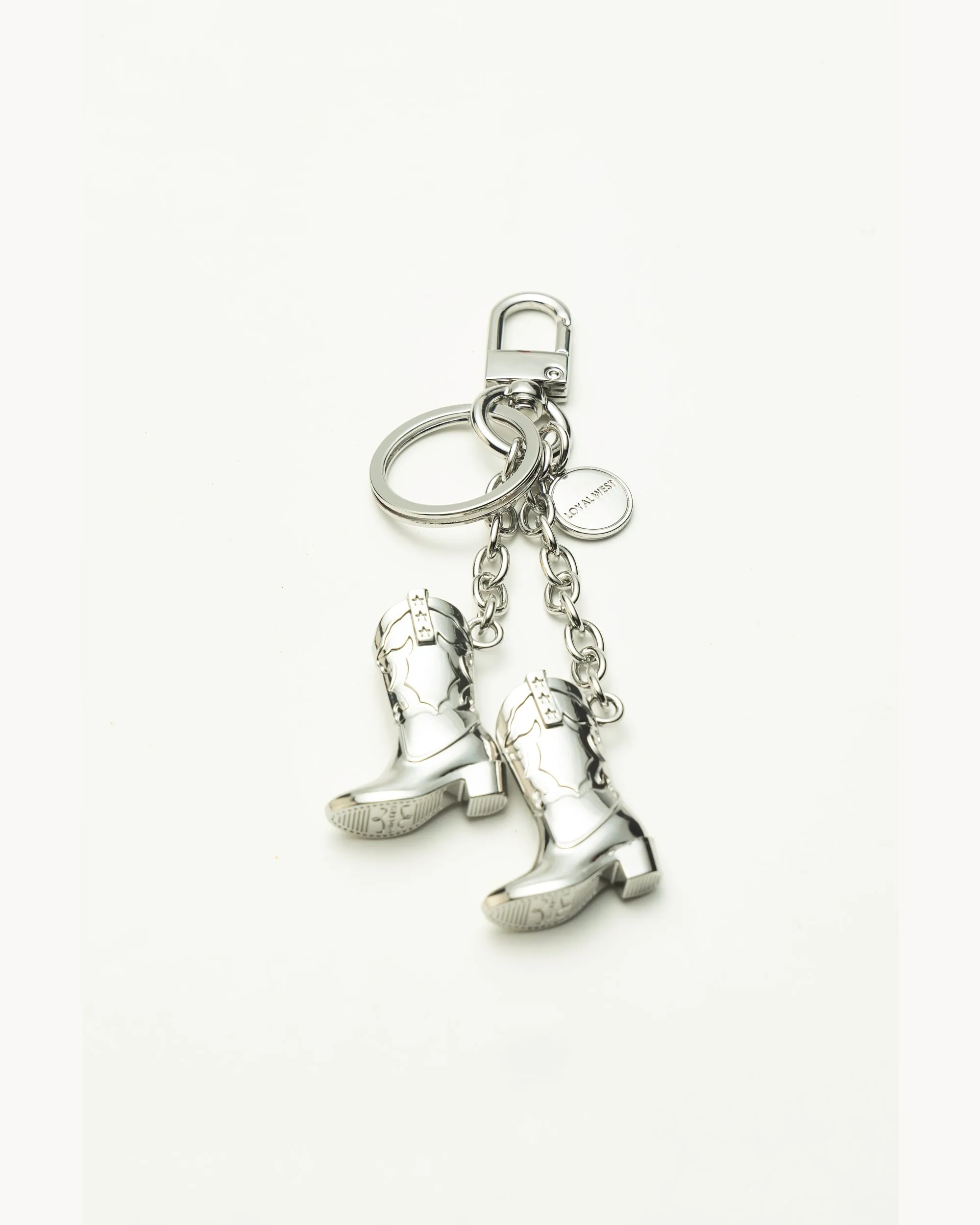 LW - Boots Bag Charm - Concho Silver sold by Myra Bag