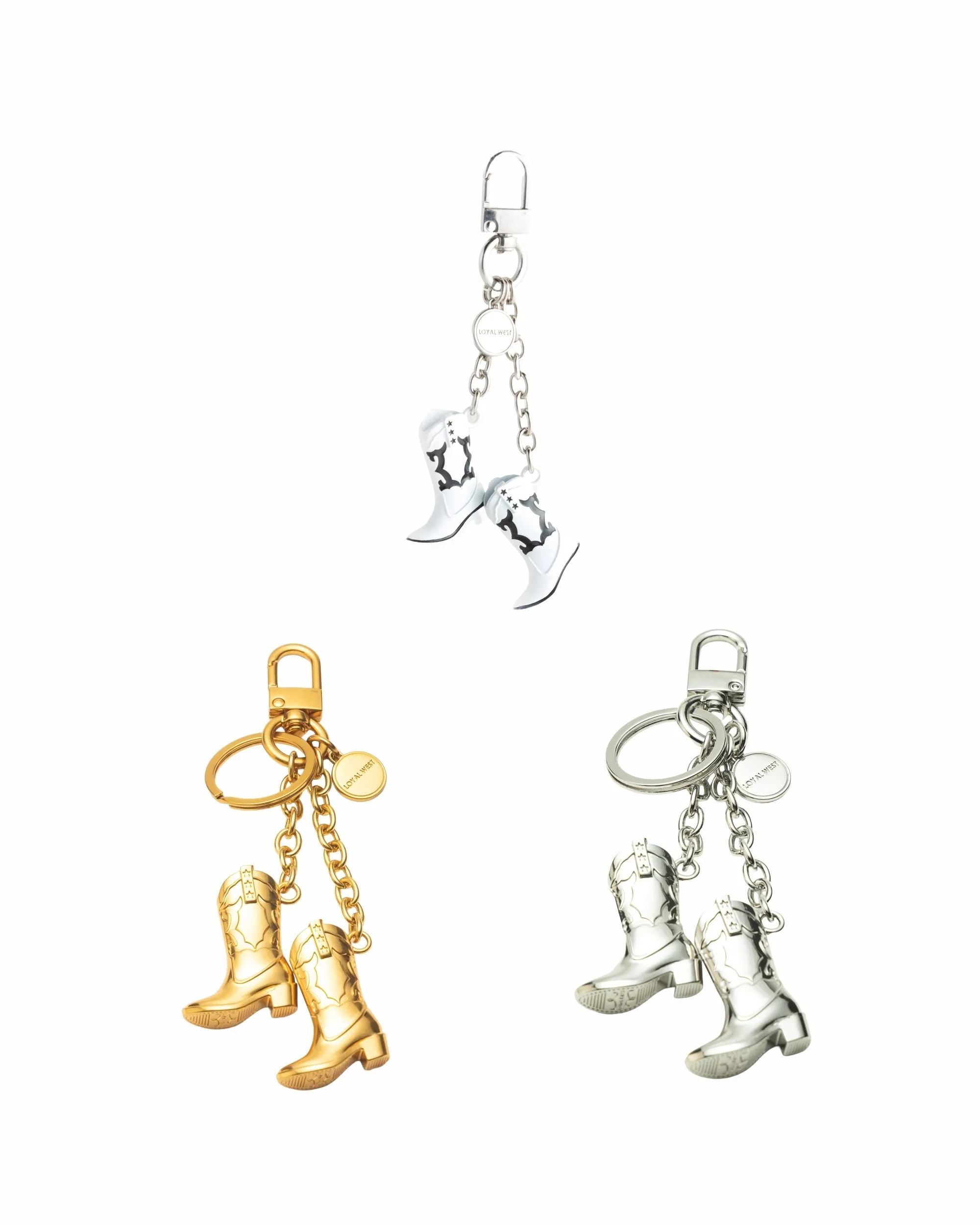 LW - Boots Bag Charm - Concho Silver sold by Myra Bag product image thumbnail 2