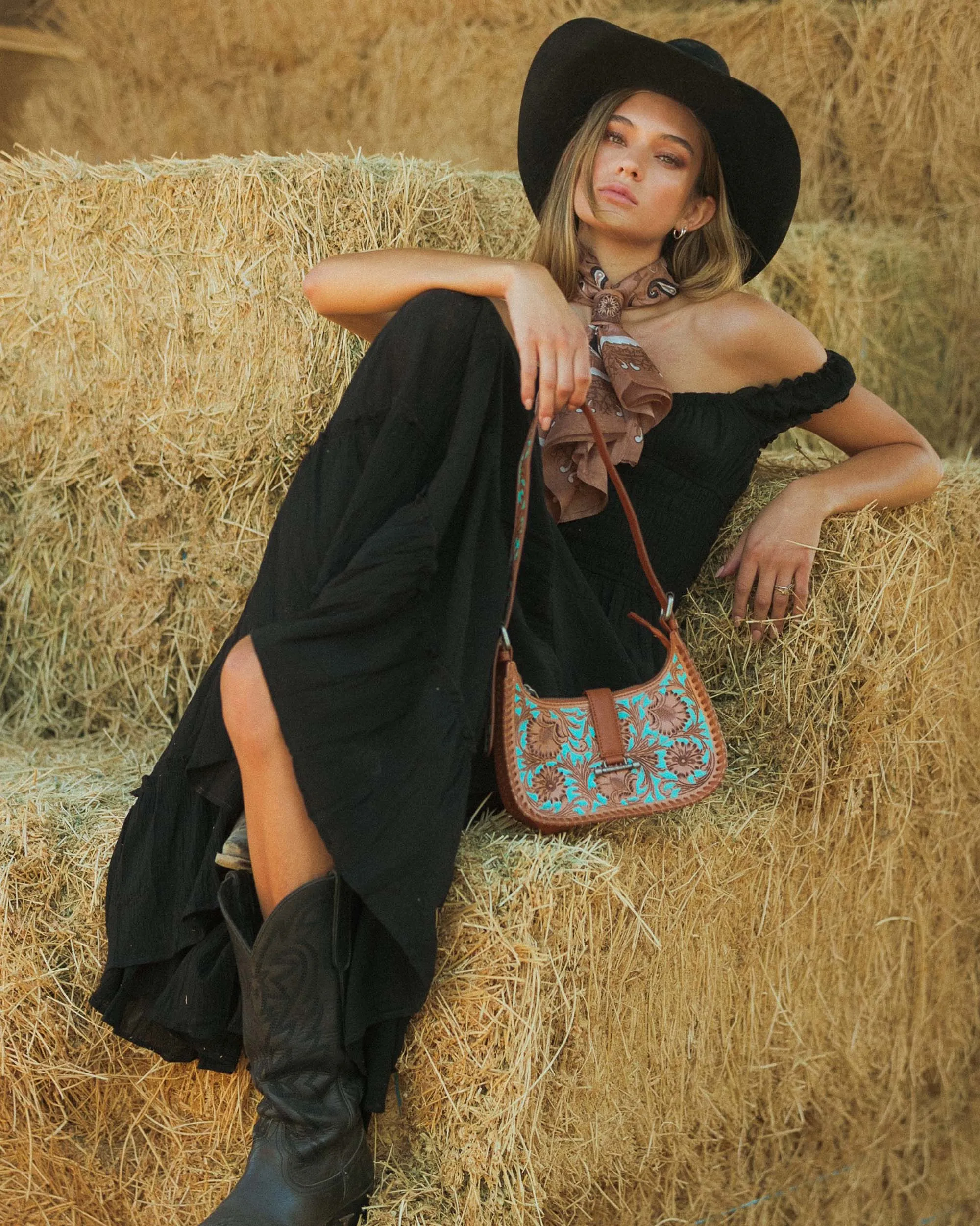 Loyal West Dannia Medium Purse - Whiskey & Water sold by Myra Bag product image thumbnail 3