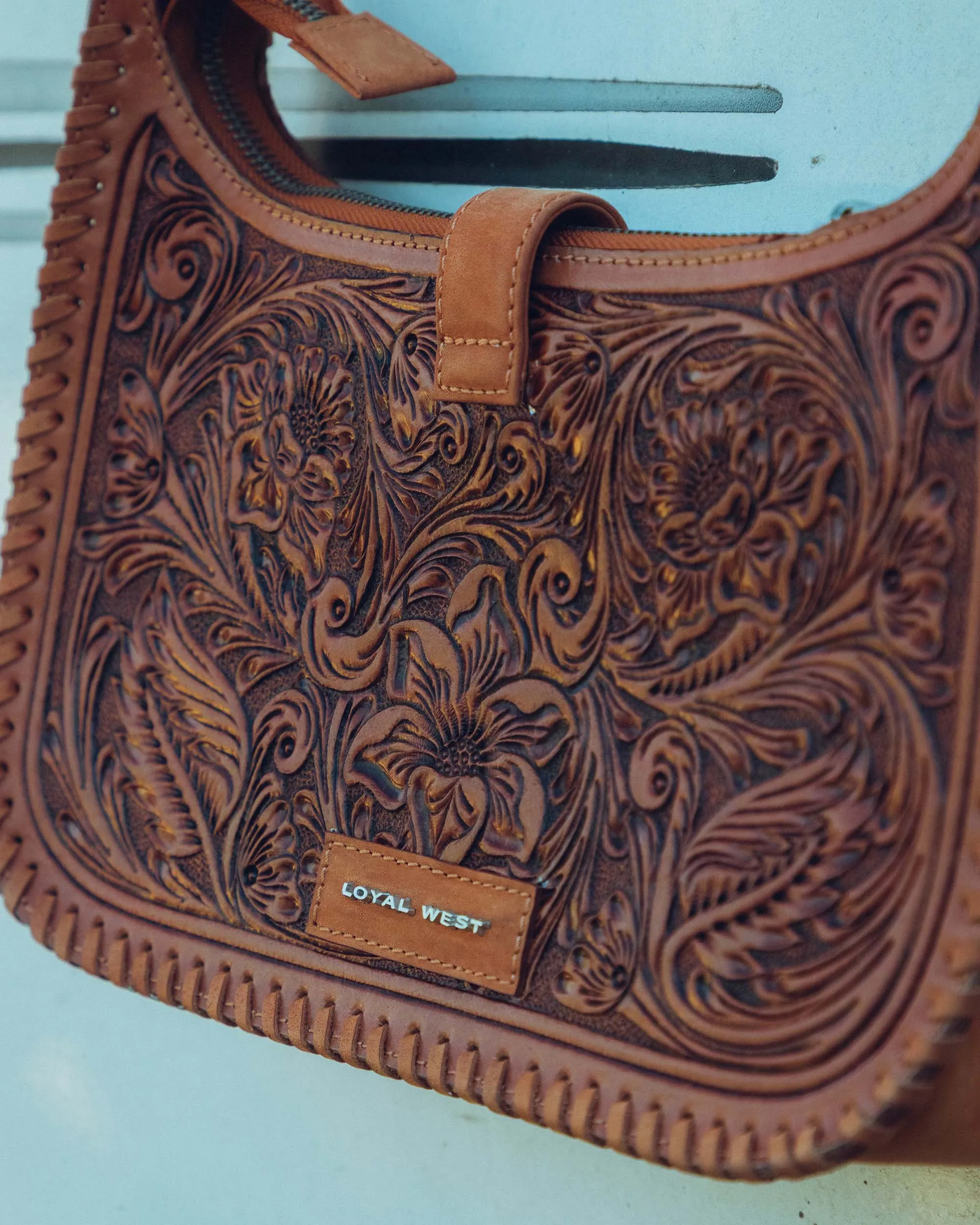 Loyal West Dannia Large Purse - Saddle Brown sold by Myra Bag product image thumbnail 5