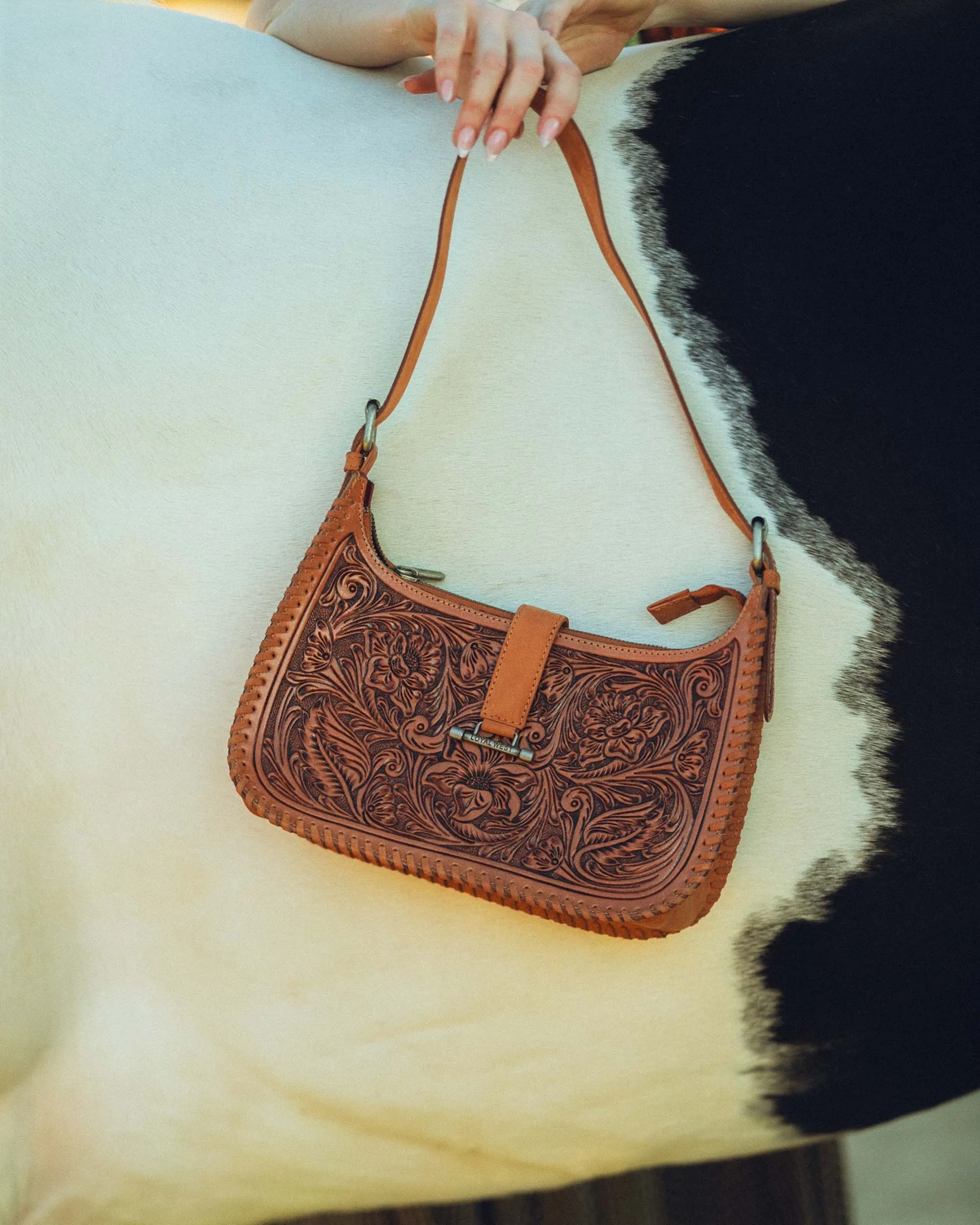 Loyal West Dannia Large Purse - Saddle Brown sold by Myra Bag product image thumbnail 2