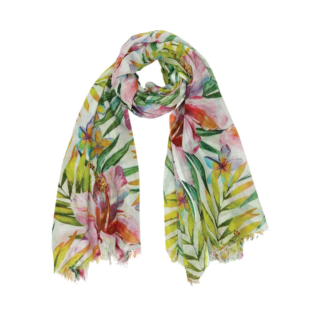 Art Of Leaf Scarf sold by Myra Bag