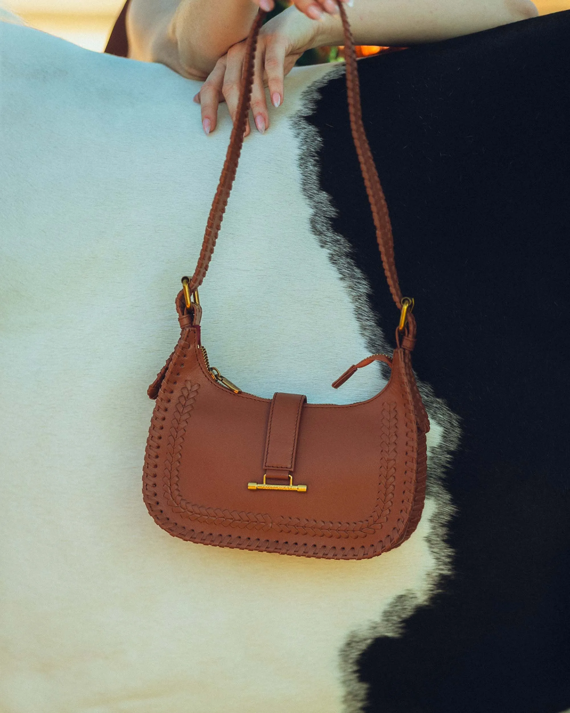 Loyal West Dannia Medium Purse - Saddle Brown sold by Myra Bag product image thumbnail 2