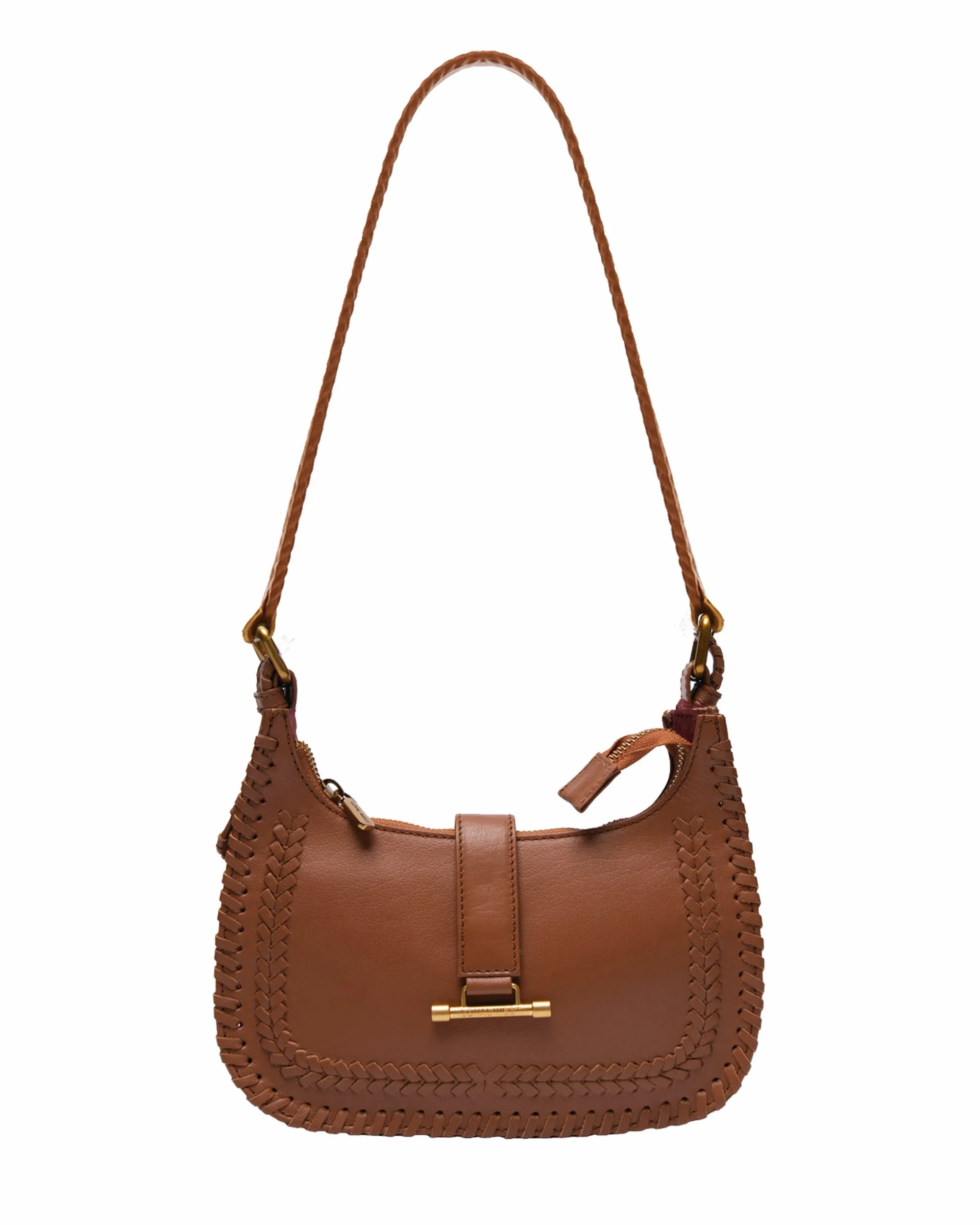 Loyal West Dannia Medium Purse - Saddle Brown sold by Myra Bag