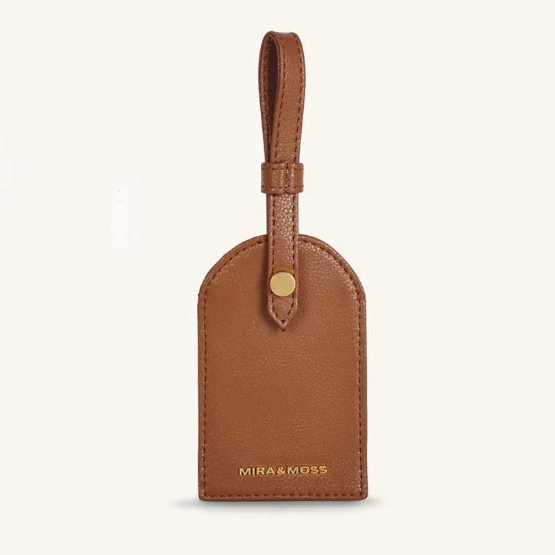 Alexis Travel Tag - Tan sold by Myra Bag