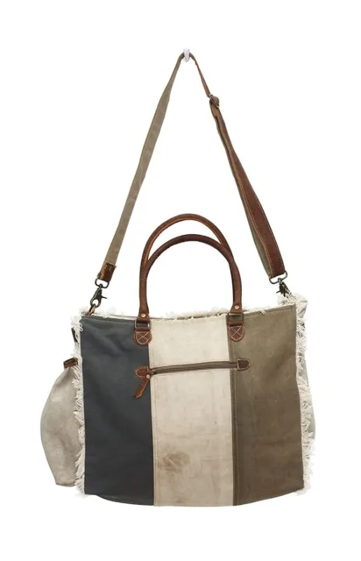 USA Stamped  Weekender Bag sold by Myra Bag
