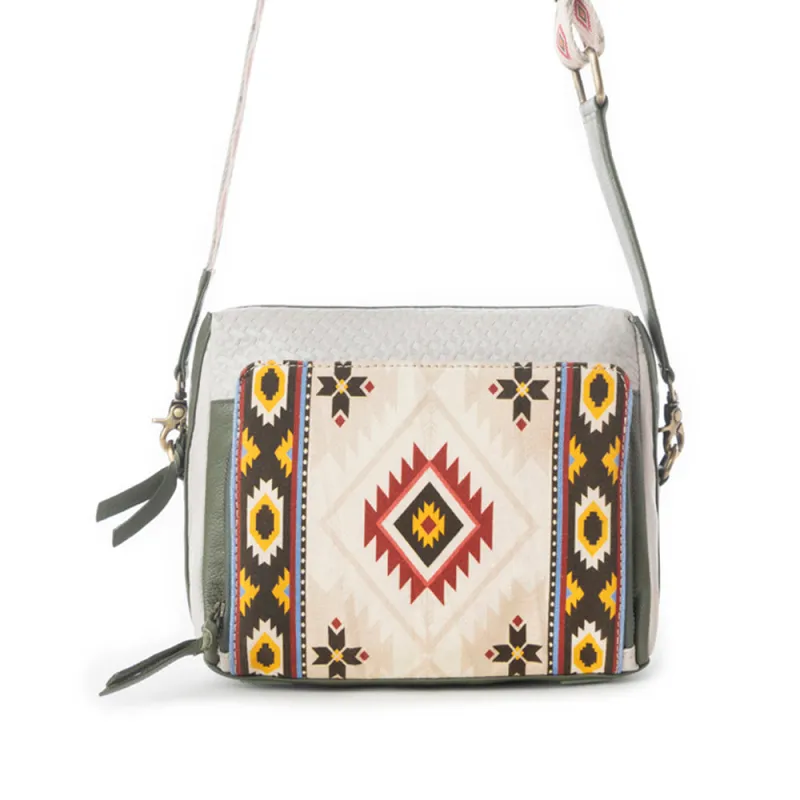 Myra Pueblo Sun Crossbody Bag in Nomad Ivory sold by Myra Bag