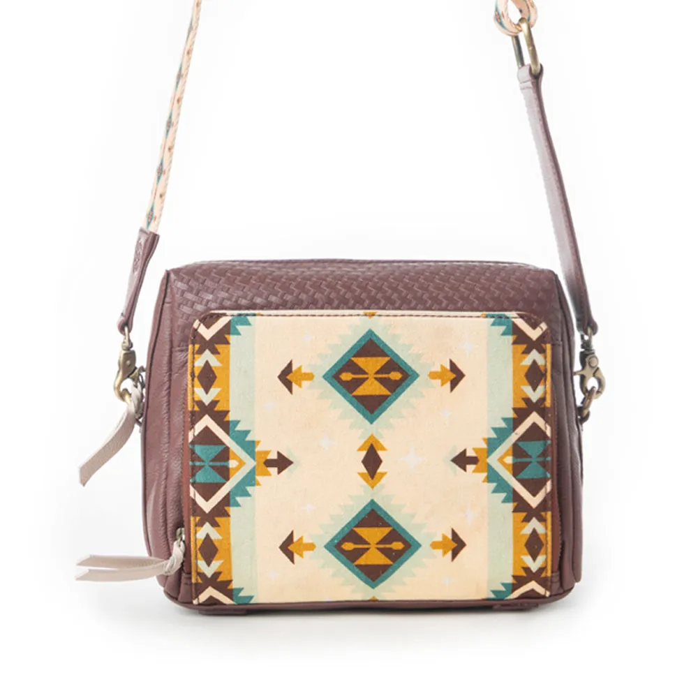 Myra Pueblo Sun Crossbody Bag in Desert Mahogany sold by Myra Bag