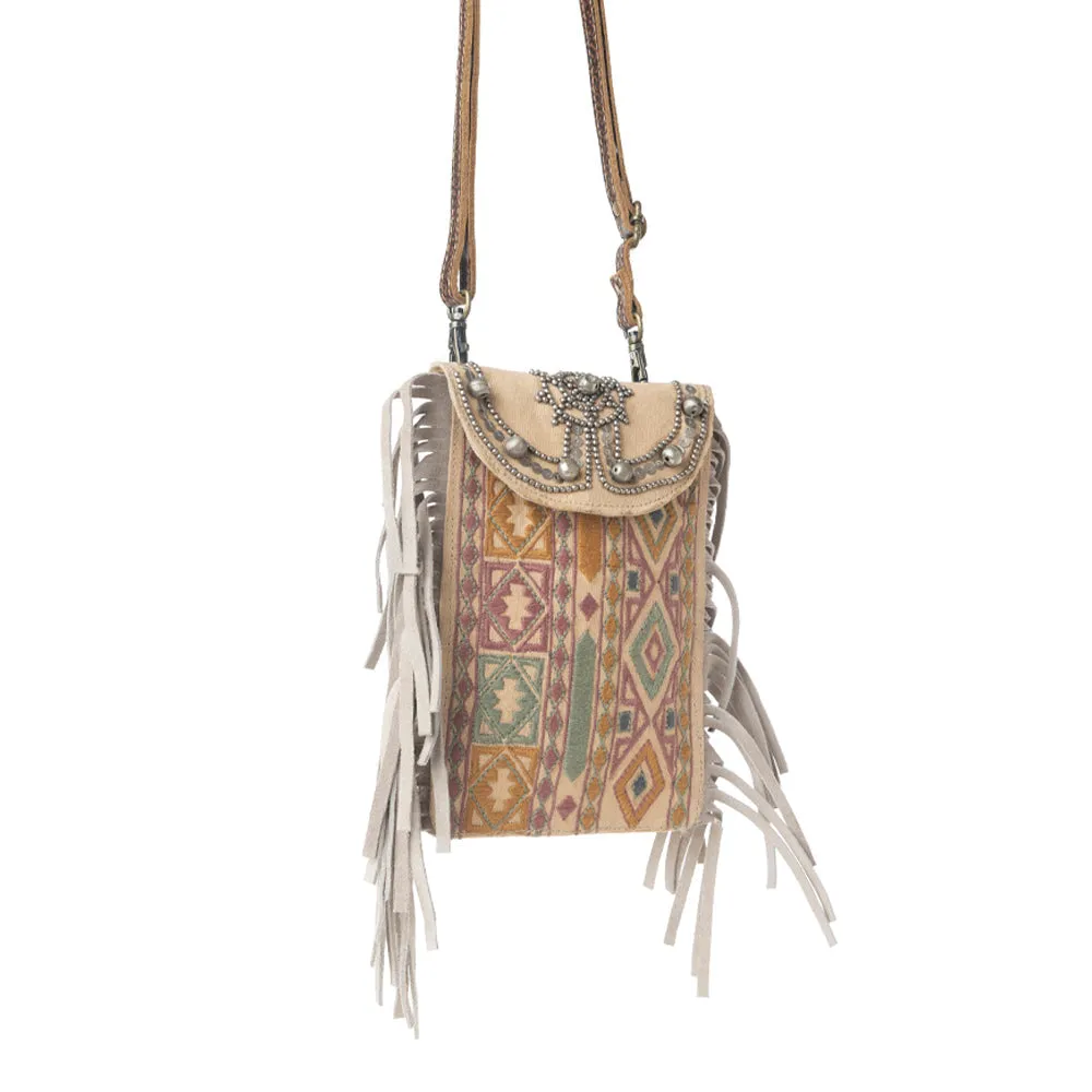 Myra Vintage Song Crossbody Bag in Sahara Clay sold by Myra Bag product image thumbnail 2