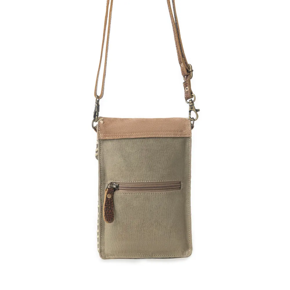 Myra Cheyenne Peaks Crossbody Bag in Dusty Olive sold by Myra Bag product image thumbnail 3