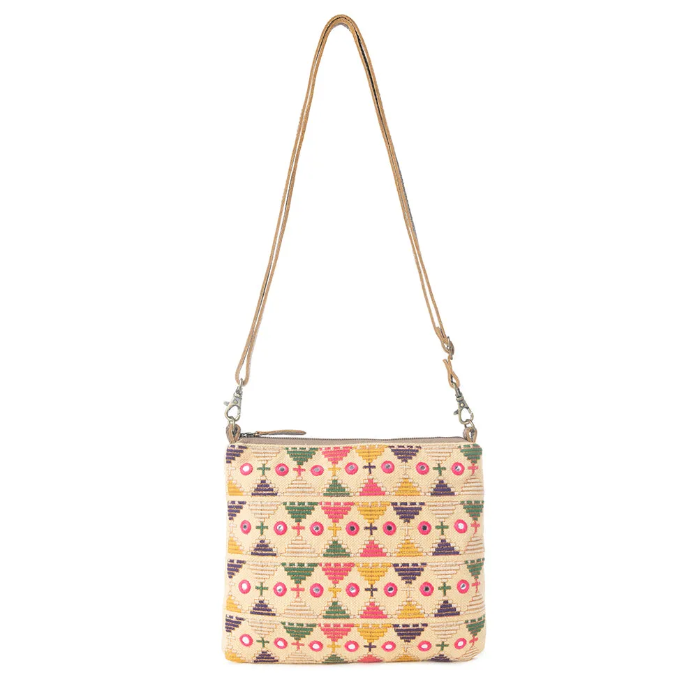 Myra Western Fiesta Crossbody Bag in Boho Saffron sold by Myra Bag product image thumbnail 4