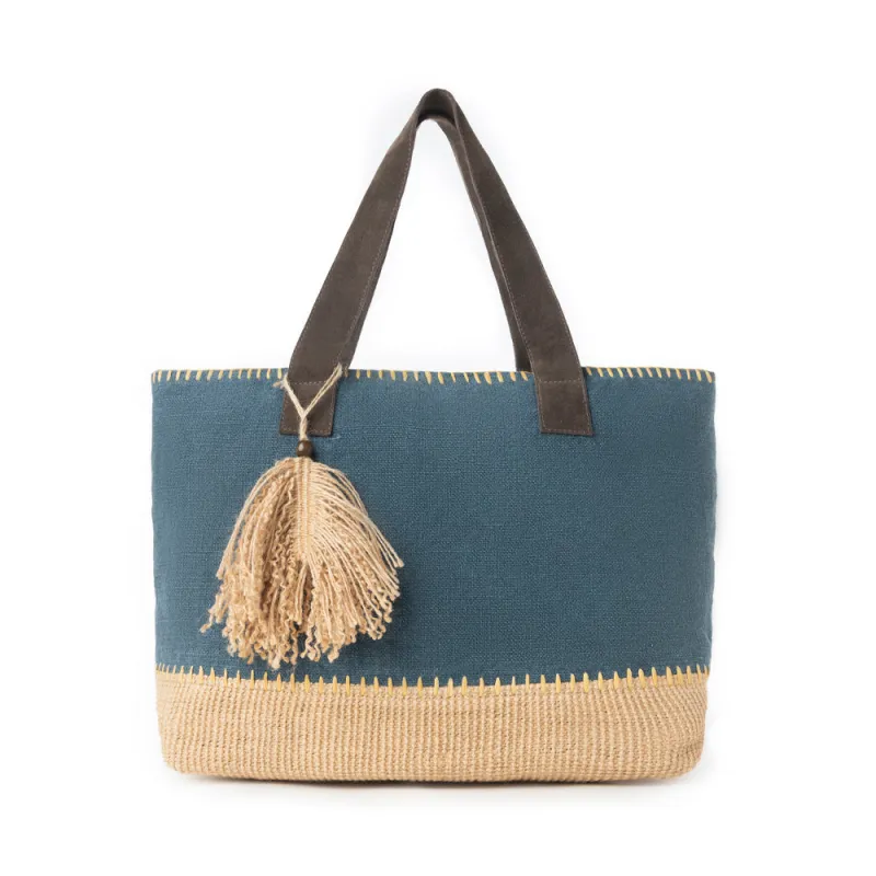 Myra Willow Wanderer Tote Bag in Sage Blue sold by Myra Bag