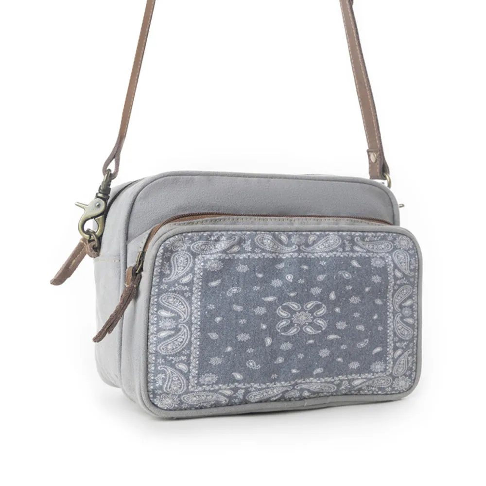Myra Paisley Plains Pouch in Smoky Ash sold by Myra Bag product image thumbnail 2
